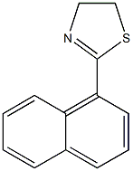 2-(1-Naphtyl)-2-thiazoline Struktur