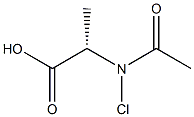 (S)-2-(N-Chloroacetylamino)propionic acid Struktur