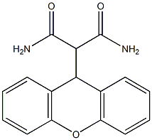 2-(9H-Xanthen-9-yl)malonamide Struktur