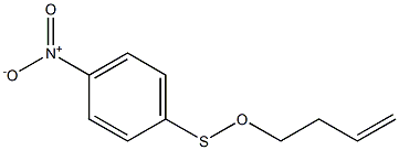 4-NitrobenzeneSulfenic acid 3-butenyl ester Struktur