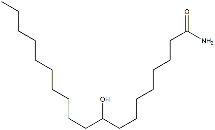 9-Hydroxynonadecanamide Struktur