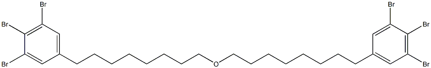 3,4,5-Tribromophenyloctyl ether Struktur