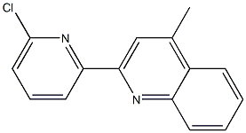 2-(6-Chloro-2-pyridinyl)-4-methylquinoline Struktur