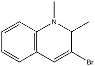 3-Bromo-1,2-dihydro-1,2-dimethylquinoline Struktur