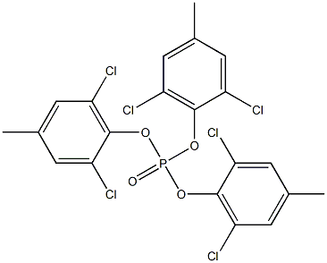 Phosphoric acid tris(2,6-dichloro-4-methylphenyl) ester Struktur