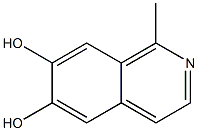 1-Methyl-6,7-isoquinolinediol Struktur