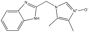 1-[(1H-Benzimidazol-2-yl)methyl]-4,5-dimethyl-1H-imidazole 3-oxide Struktur