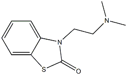 3-[2-(Dimethylamino)ethyl]benzothiazol-2(3H)-one Struktur