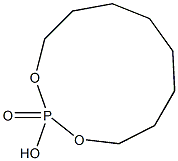 2-Hydroxy-1,3-dioxa-2-phosphacycloundecane 2-oxide Struktur