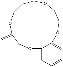 1,2-[2-Methylenepropane-1,3-diylbis(oxyethyleneoxy)]benzene Struktur