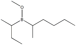 (1-Methylpentyl)sec-butyl(methoxy)borane Struktur