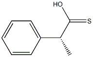 [R,(-)]-2-(Phenyl)thiopropionic acid Struktur