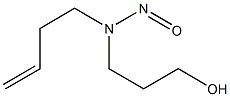 3-(3-Butenylnitrosoamino)-1-propanol Struktur