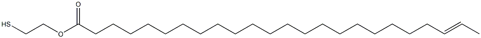 22-Tetracosenoic acid 2-mercaptoethyl ester Struktur