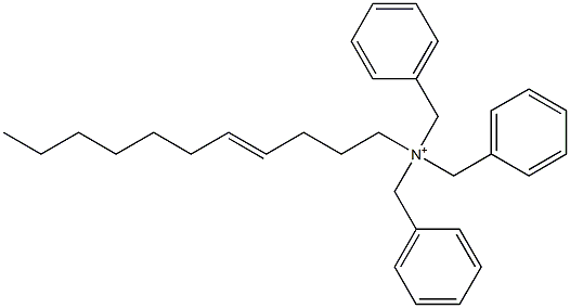 (4-Undecenyl)tribenzylaminium Struktur