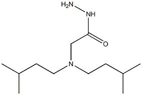 N,N-Diisopentylaminoacetohydrazide Struktur