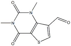 1,3-Dimethyl-7-formylthieno[3,2-d]pyrimidine-2,4(1H,3H)-dione Struktur