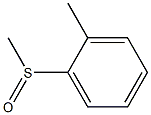 Methyl 2-methylphenyl sulfoxide Struktur