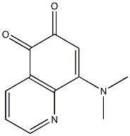 8-(Dimethylamino)quinoline-5,6-dione Struktur