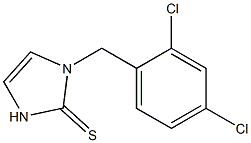 1-(2,4-Dichlorobenzyl)-1,3-dihydro-2H-imidazole-2-thione Struktur