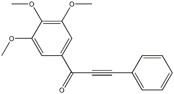 1-(3,4,5-Trimethoxyphenyl)-3-phenyl-2-propyn-1-one Struktur