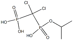 Dichloromethylenebis(phosphonic acid isopropyl) ester Struktur