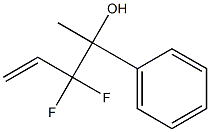 3,3-Difluoro-2-phenyl-4-penten-2-ol Struktur