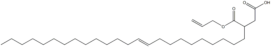 3-(10-Tetracosenyl)succinic acid 1-hydrogen 4-allyl ester Struktur