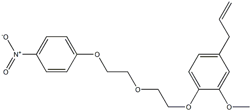 3-[4-[2-[2-(4-Nitrophenoxy)ethoxy]ethoxy]-3-methoxyphenyl]-1-propene Struktur