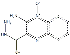 3-Aminoquinoxaline-2-carbohydrazide imide 4-oxide Struktur