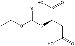 (+)-Dithiocarbonic acid O-ethyl S-[(R)-1,2-dicarboxyethyl] ester Struktur