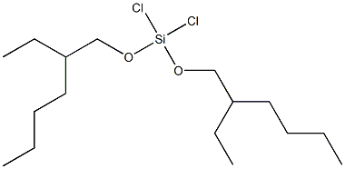 Dichlorobis(2-ethylhexyloxy)silane Struktur