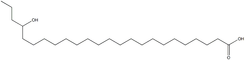 21-Hydroxytetracosanoic acid Struktur