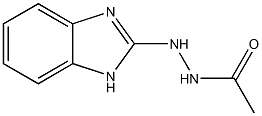 2-(1H-Benzimidazol-2-yl)-1-acetylhydrazine Struktur