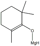 (2,6,6-Trimethyl-1-cyclohexen-1-yloxy)magnesium Struktur