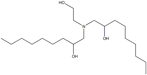 1,1'-[(2-Hydroxyethyl)imino]bis(2-nonanol) Struktur