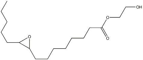 9,10-Epoxypentadecanoic acid 2-hydroxyethyl ester Struktur