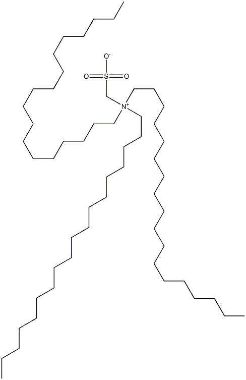 N,N-Dioctadecyl-N-sulfonatomethyl-1-octadecanaminium Struktur