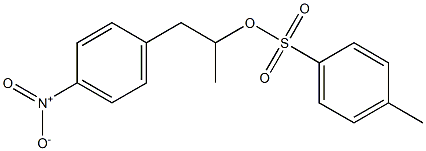 4-Methylbenzenesulfonic acid 1-methyl-2-(4-nitrophenyl)ethyl ester Struktur