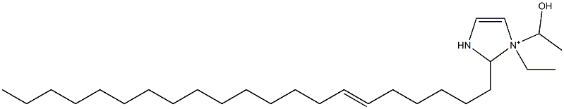 1-Ethyl-2-(6-henicosenyl)-1-(1-hydroxyethyl)-4-imidazoline-1-ium Struktur