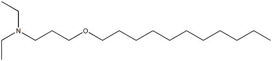 N,N-Diethyl-3-(undecyloxy)propylamine Struktur