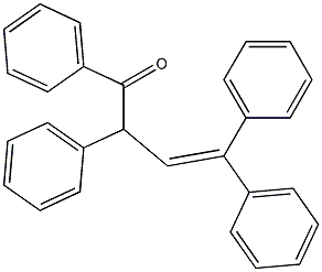 1,1,3,4-Tetraphenyl-1-butene-4-one Struktur