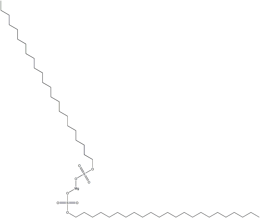 Bis(tricosyloxysulfonyloxy)magnesium Struktur