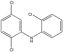 2,5-Dichlorophenyl 2-chlorophenylamine Struktur