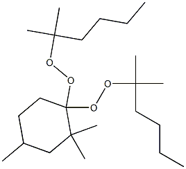 2,2,4-Trimethyl-1,1-bis(1,1-dimethylpentylperoxy)cyclohexane Struktur