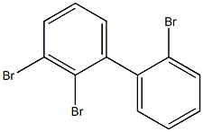 2,2',3-Tribromo-1,1'-biphenyl Struktur