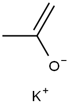 Potassium 1-methylethene-1-olate Struktur