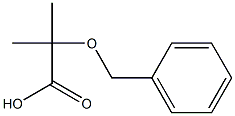 2-(Benzyloxy)isobutyric acid Struktur