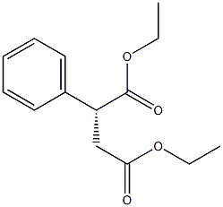 [R,(-)]-Phenylsuccinic acid diethyl ester Struktur