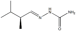 [S,(+)]-2,3-Dimethylbutyraldehyde semicarbazone Struktur